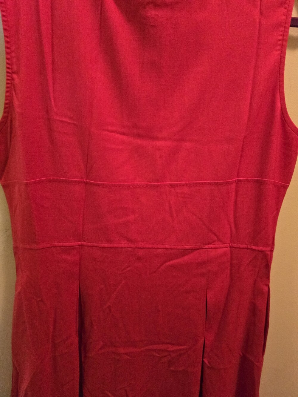 OSOPLIVE Sleeveless Red Maxi Dress with Front Zip XL NWT - Picture 10 of 13